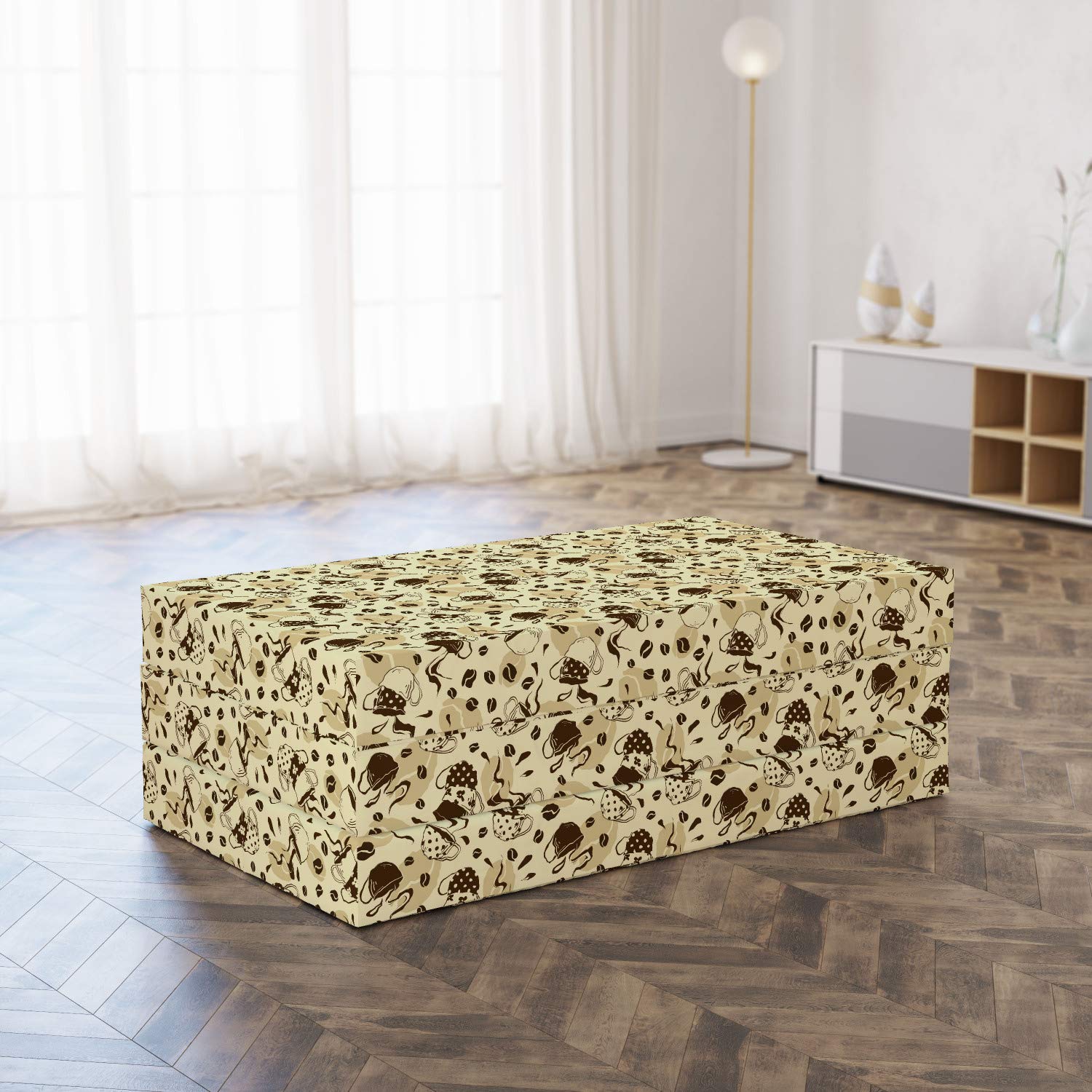 Ambesonne Polka Dots Foldable Mattress - 78.7