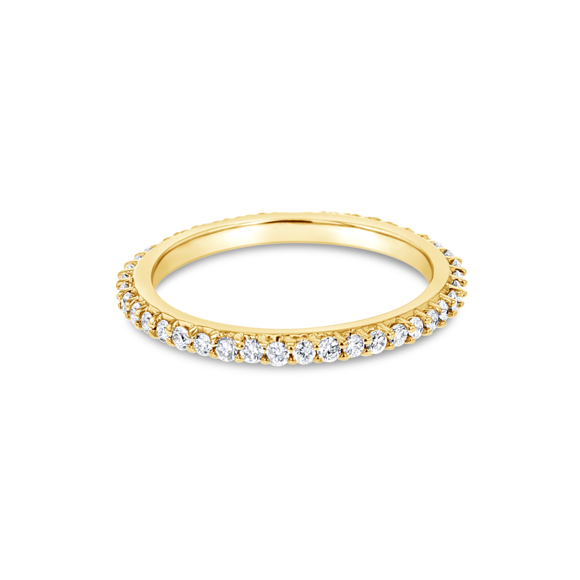 0.5 Carat Eternity Diamond Ring for Women - 14K White Gold Wedding Band, Anniversary Gift for Her - Perfect for Engagements, Proposals & Special Occasions