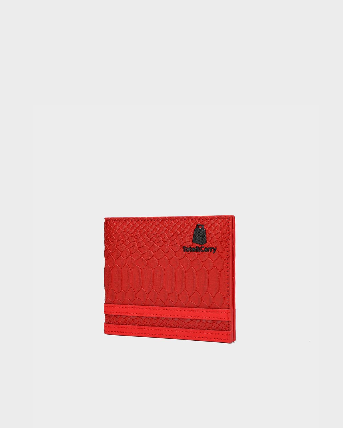 Apollo 1 Genuine Leather RFID Blocking Wallet for Men - Slim Bifold Credit Card Holder with Cash Pocket (Red) | Perfect for Everyday Carry, Travel & Business