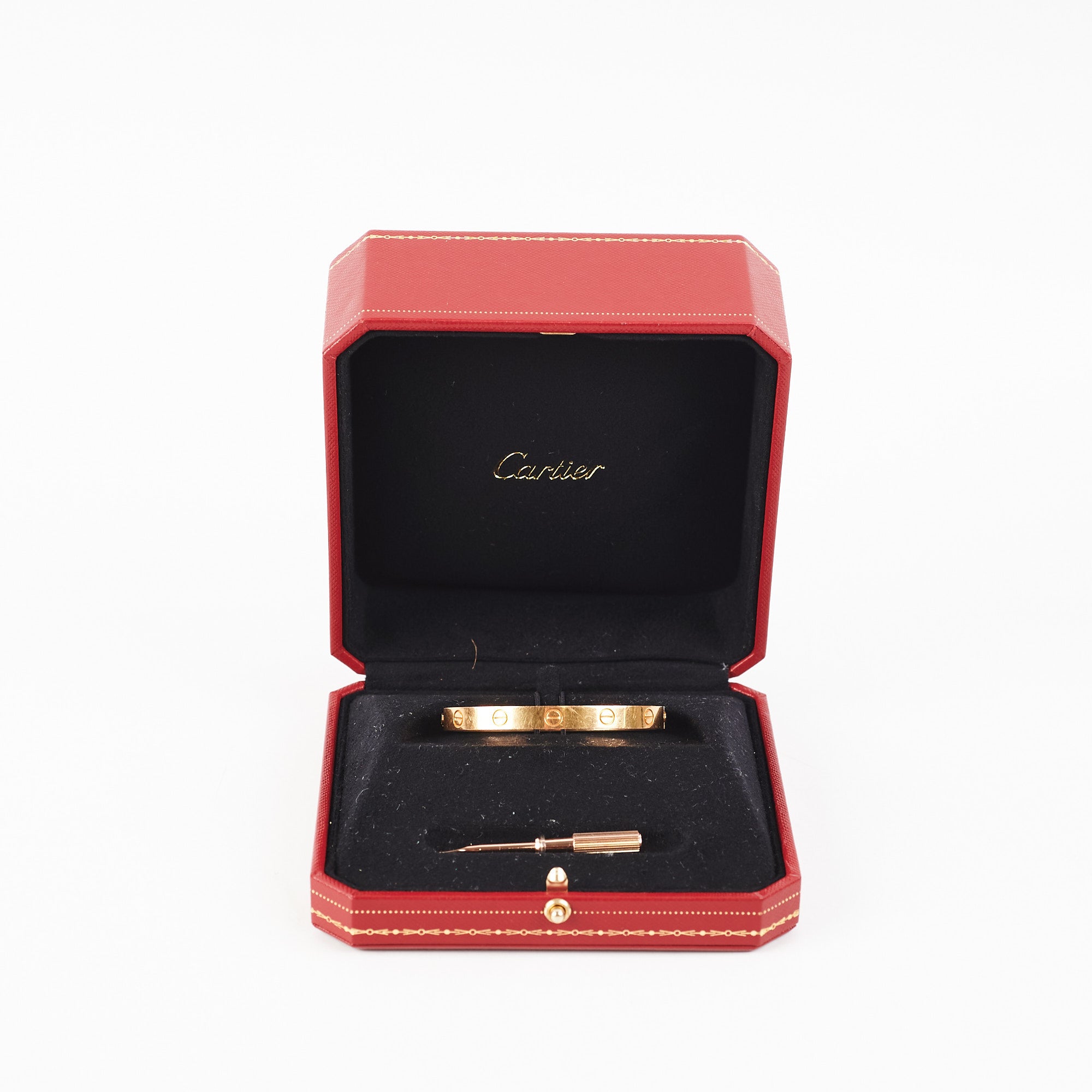 Cartier Love Bracelet 18K Gold Size 16 - Luxury Jewelry for Women, Perfect for Anniversaries, Weddings & Special Occasions
