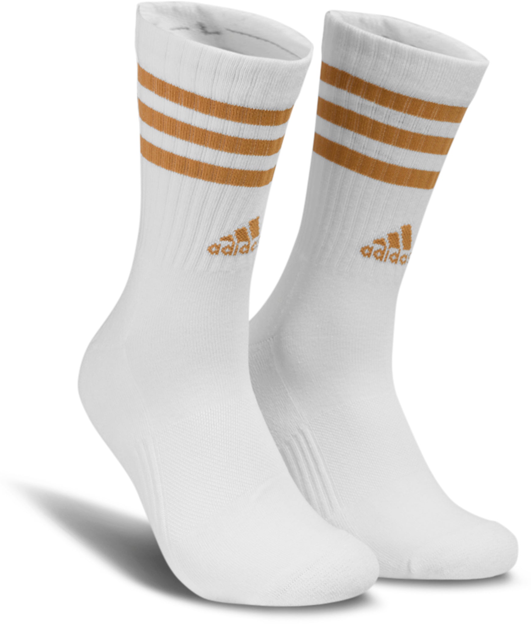 3 Stripe C SPW Crew Socks - 3 Pairs Unisex Cotton Casual Athletic Socks for Men & Women - Perfect for Running, Gym, and Everyday Wear