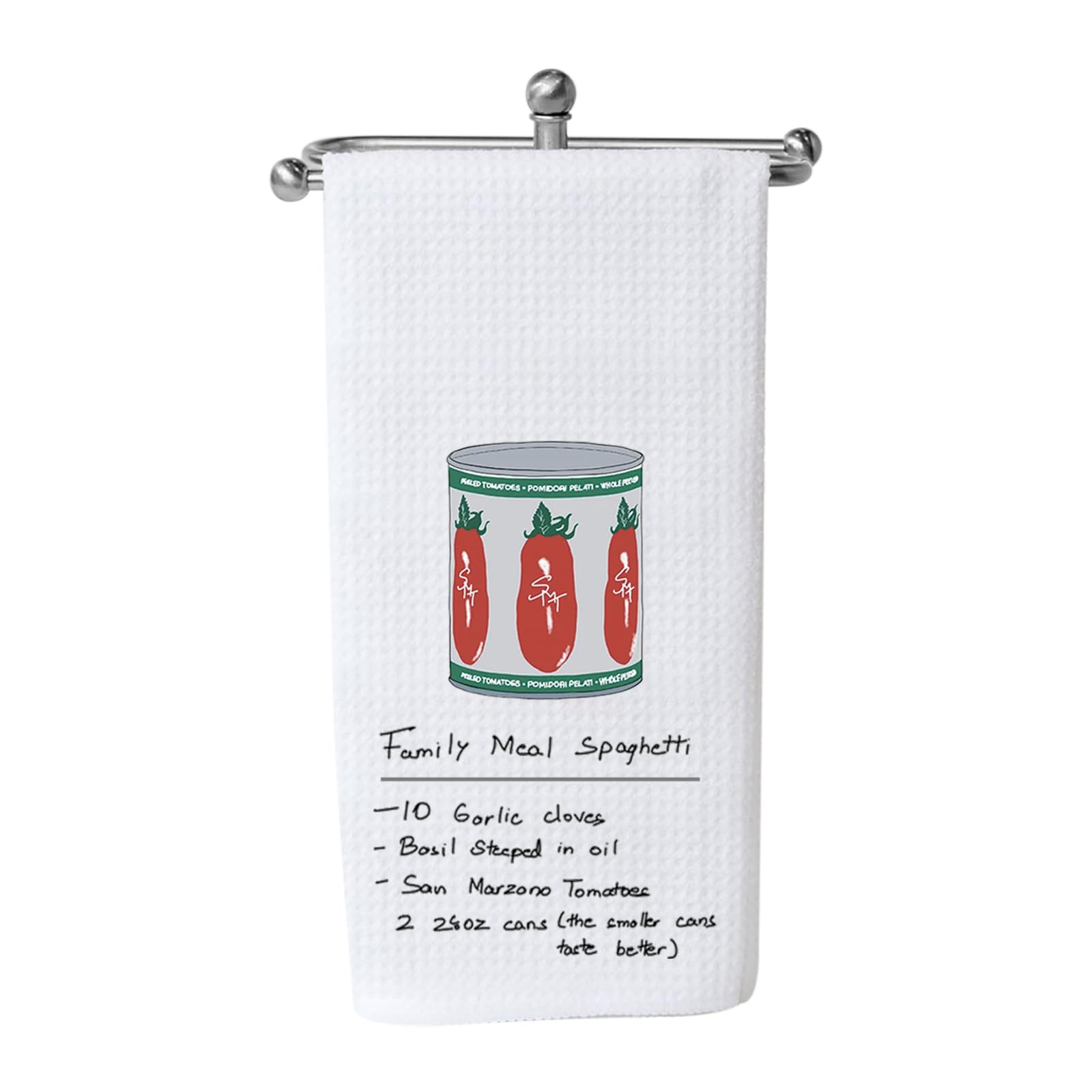 WCGXKO TV Show Themed Kitchen Towel Set - Funny Spaghetti Design, Housewarming Gift for Women, Hostess Gift, Family Meal Towel - Perfect for Cooking, Entertaining & Kitchen Decor (CA)