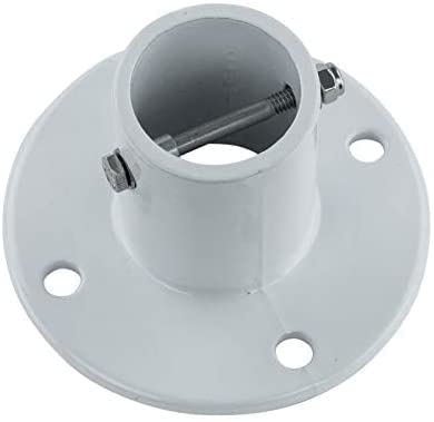 LODOICEA In-Ground Pool Aluminum Deck Flange for Inter-Fab City 2 Slide - Durable Fit for Backyard and Community Pools