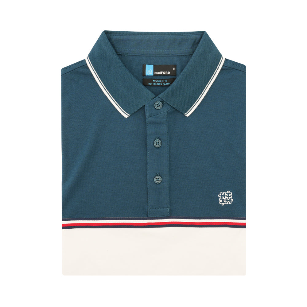 Bradford Men's Short Sleeve Polo Shirt BRP1290 - Comfortable Casual Green Golf Shirt for Work, Outdoor & Summer Activities