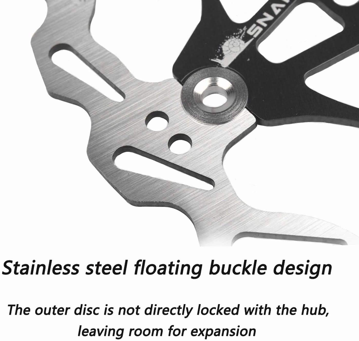 160mm & 180mm Bicycle Disc Brake Rotor Set - 6 Bolt Universal Fit for Road Bikes, Mountain Bikes, MTB & BMX - Durable Aluminum Alloy & Stainless Steel - Perfect for Commuting, Trail Riding & Urban Cycling