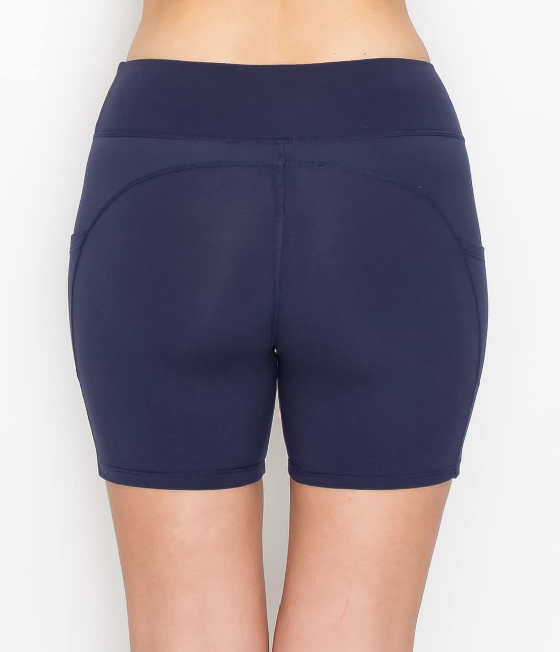 ALWAYS Women's High Waisted Biker Shorts - 3