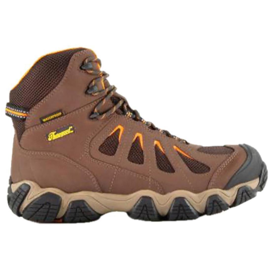Crosstrex Series 6 Composite Toe Waterproof Hiking Boots for Men - Brown Work Boots for Construction, Outdoor & Heavy Duty Use