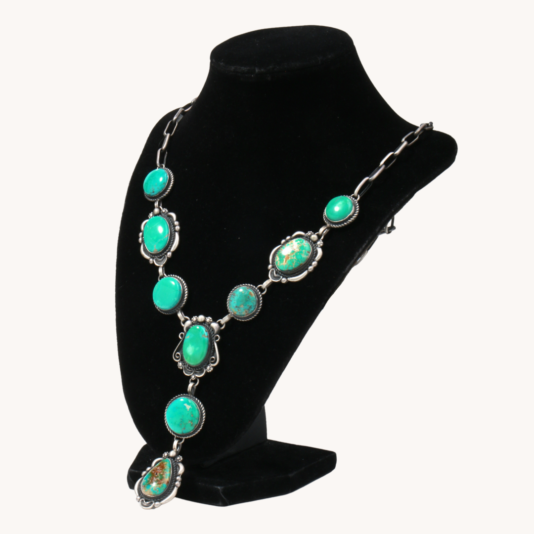 Turquoise Y Necklace for Women - Elegant Bohemian Jewelry for Everyday Wear & Special Occasions