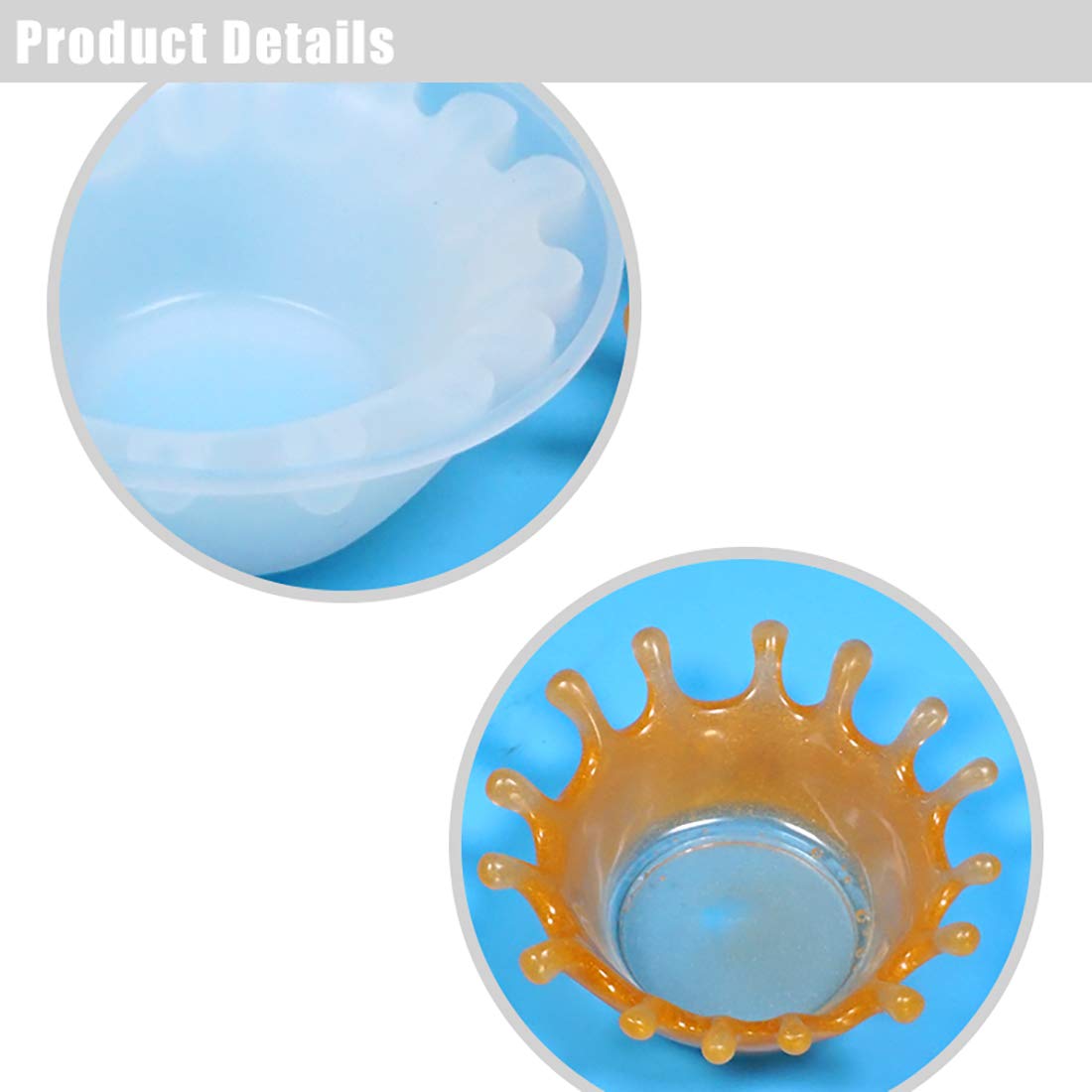FineInno Resin Tray Molds - Water Drop Bowl Silicone Mold for Epoxy Resin Casting & Concrete Jewelry Holder | DIY Craft Supplies for Home Decor, Bathroom Organizer, Gift Box Making