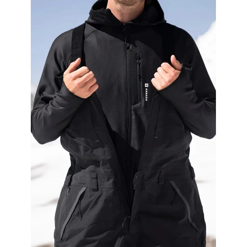 Armada Men's Emmons 3L Waterproof Bib Snow Pants 2025 - Insulated Ski & Snowboard Bib Overalls for Winter Sports & Outdoor Activities