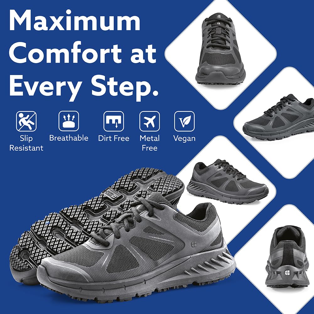 Women's Slip-Resistant Trainers - Shoes for Crews Style Vitality II | Non-Slip Work Shoes for Nurses, Chefs & Restaurant Staff