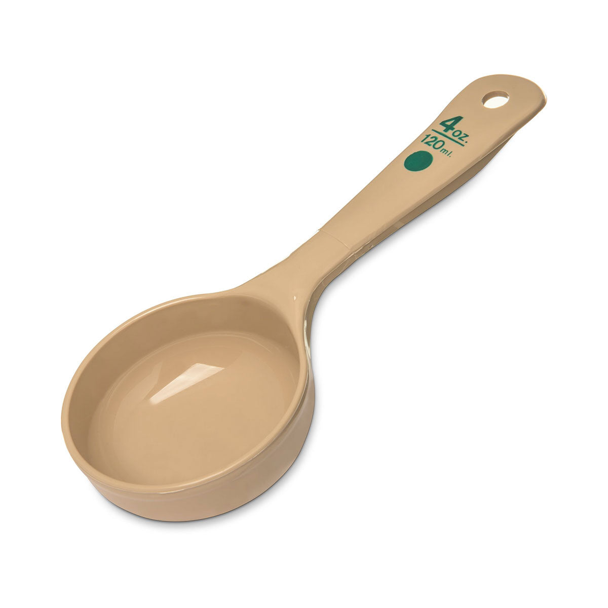 Carlisle 432806 Measure Miser 4 oz Portion Control Server - Beige Food Scoop for Precise Measuring - Perfect for Restaurants, Catering & Home Baking