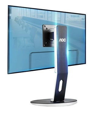 AOC H271 24/27 Inch LCD Monitor Stand with Height Adjustment - 75mm & 100mm VESA Compatible - Perfect for Home Office, Gaming Setup, and Workspace Ergonomics