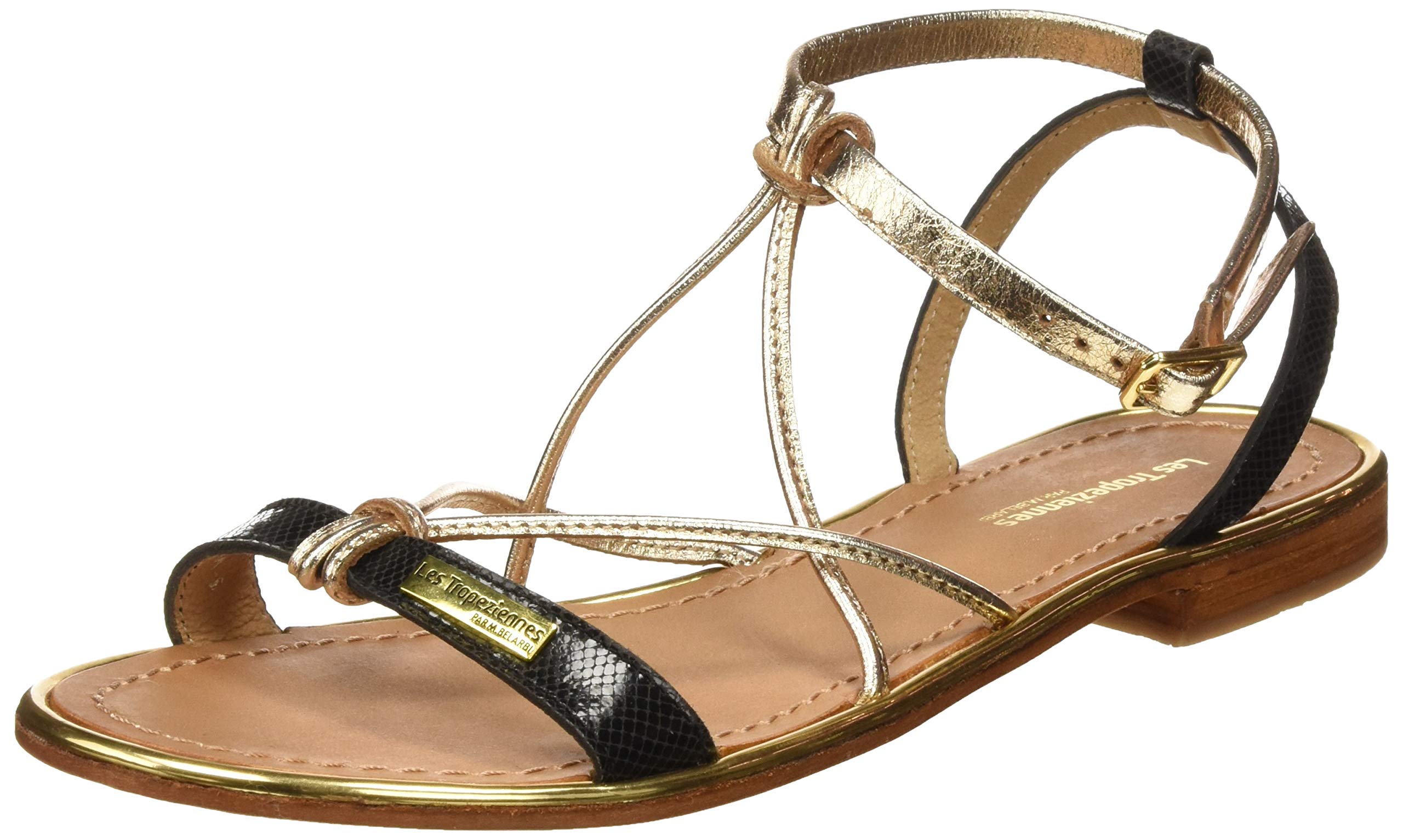Women's Hirondel Ankle Strap Sandals - Comfortable Summer Dress Shoes for Women, Casual Walking & Beach Wedding (Black, Size 7)