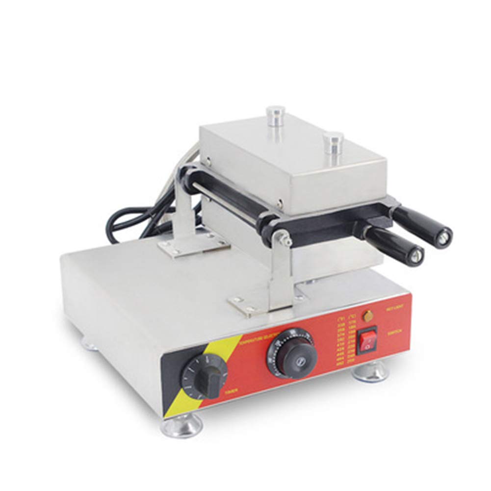 Electric Walnut Waffle Maker Machine - 110V Non-Stick Belgian Waffle Iron for Homemade Walnut Cakes - Perfect for Breakfast, Brunch & Dessert Making