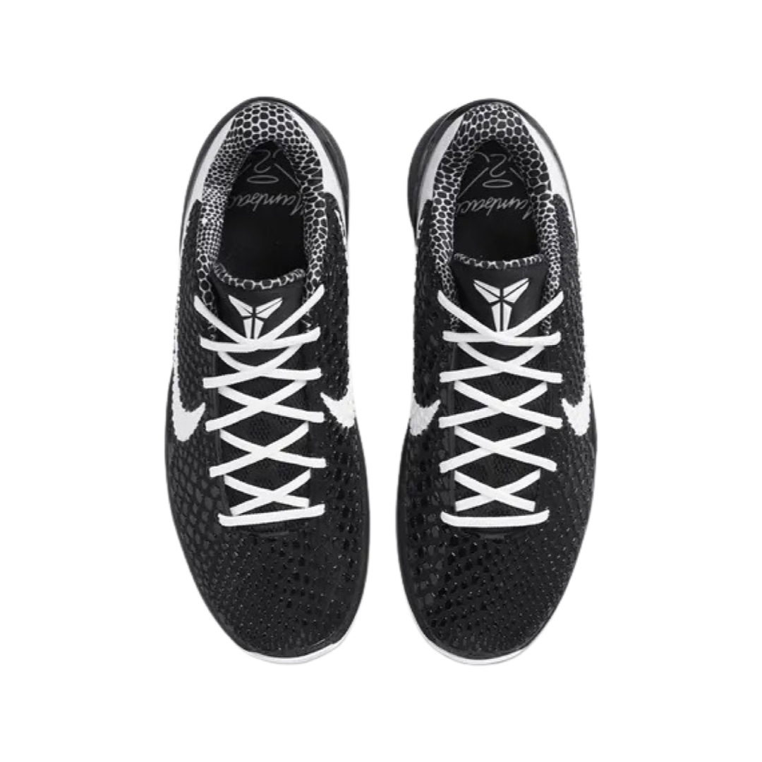 Kobe 6 Protro Mambacita Black White Basketball Shoes - Limited Edition Kobe Bryant Tribute Sneakers for Men's Sports & Casual Wear
