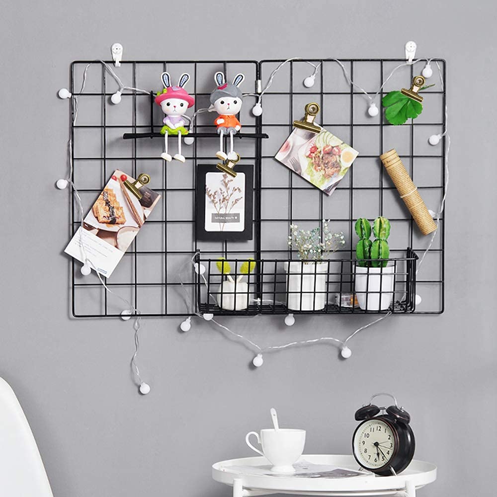 32 Pack 1 Inch Bronze Metal Clips with Push Pins - Bulldog Clips for Hanging Pictures, Small Hinge Clips for Photos & Crafts, Mini Binder Clips for Office, School & Home Organization - Perfect for Corkboards, Bulletin Boards, Scrapbooking & Wall Decor