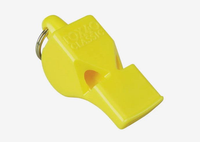 Fox 40 Classic Whistle with Lanyard - Loud Referee Whistle for Sports, Coaching, Lifeguards & Emergency Situations
