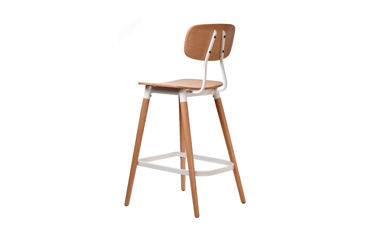 Felix Bar Stool with Plywood Seat - 740mm/29