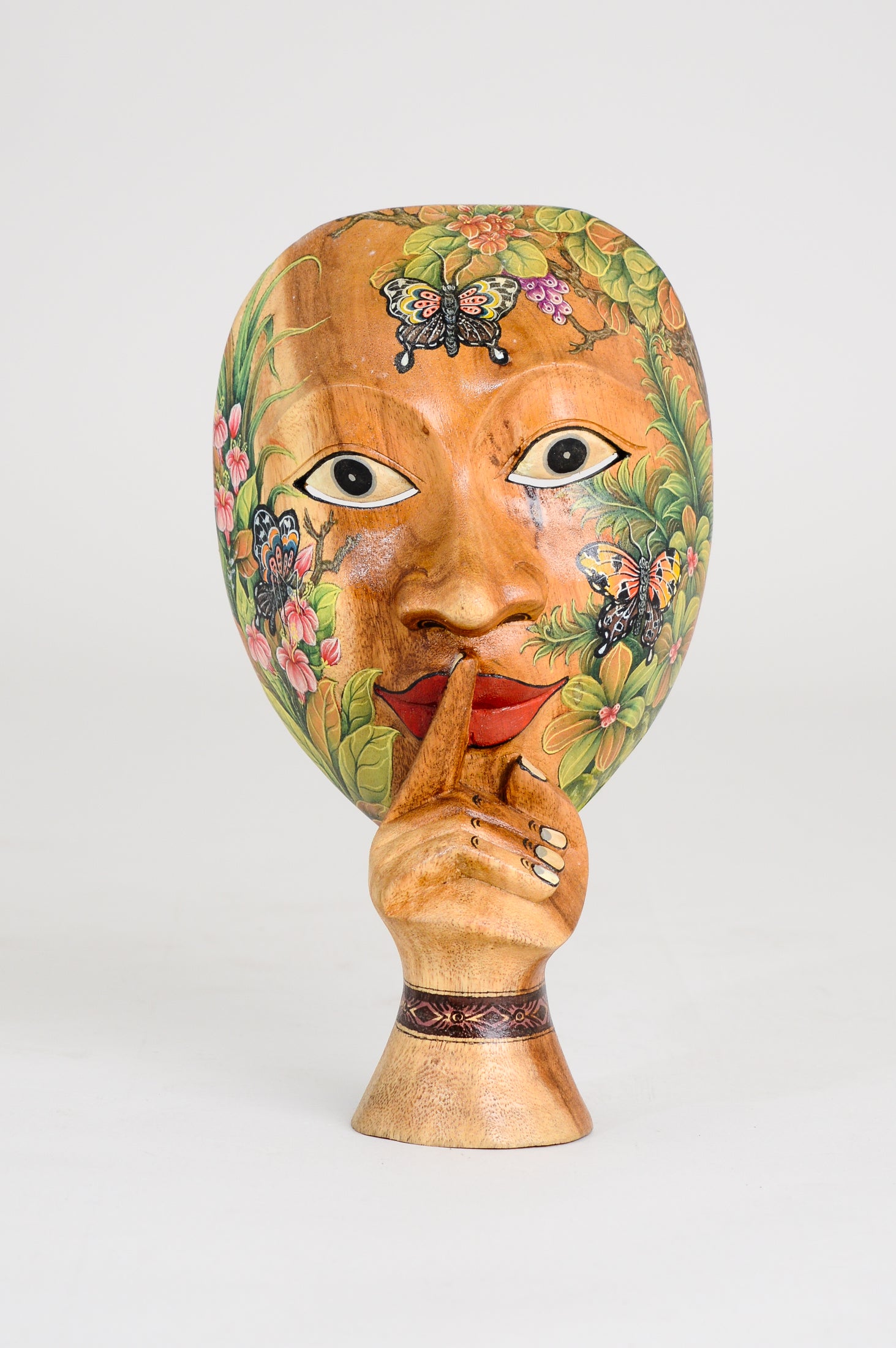 Hand Painted Quiet Mask for Sleep, Meditation & Stress Relief - Soft Comfortable Sleep Mask for Adults
