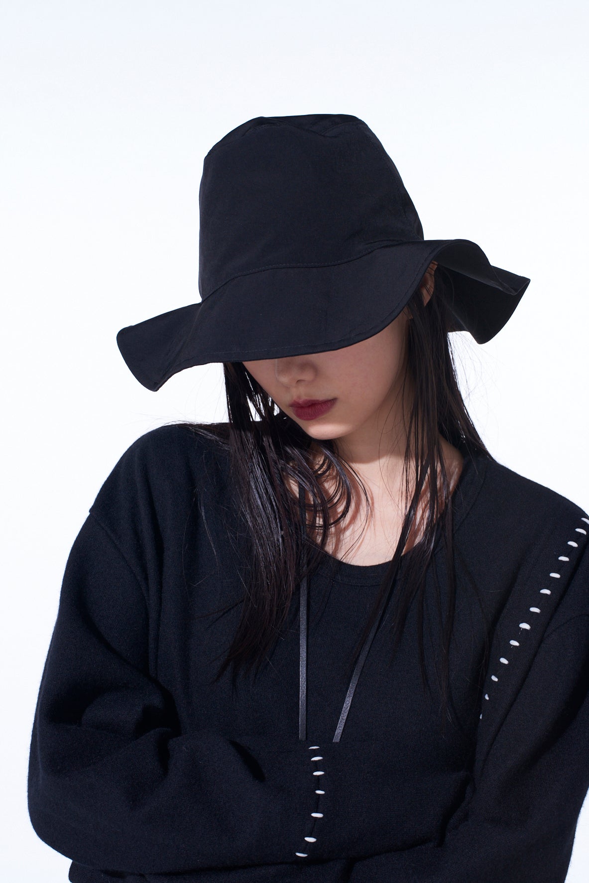 Stylish Crepe de Chine Wide Brim Sun Hat for Women - Perfect for Beach, Garden & Summer Outdoor Activities