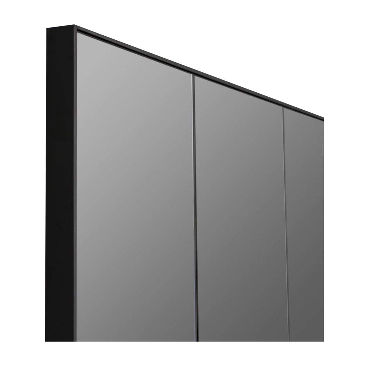 Modern Loft Medium Wall Mirror in Smoke Finish - Perfect for Living Room, Bedroom, or Entryway Decor
