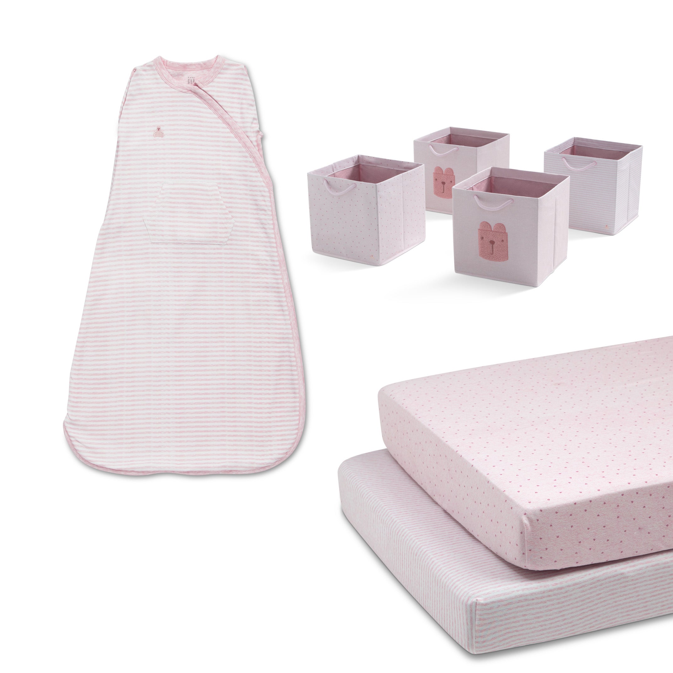 7-Piece Bedding Set with Sleep Sack & Storage Bag - Soft & Cozy for Baby, Toddler, and Kids - Perfect for Nursery, Daycare, and Travel
