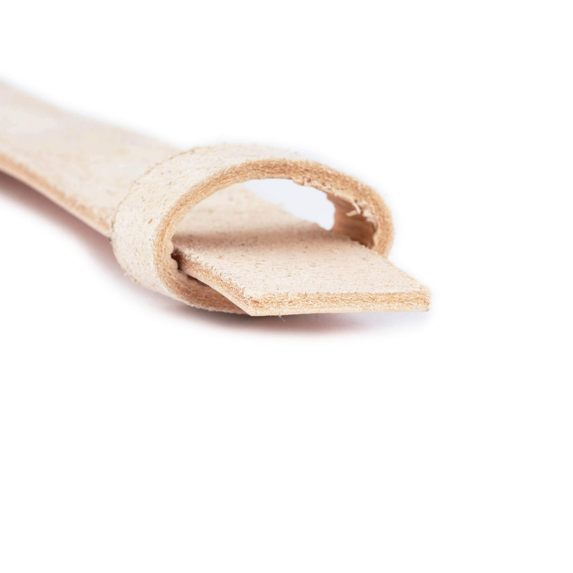 Premium Natural Color Suede Belt Strap 2.5cm - Replacement for Montblanc Buckles | Dress & Casual Wear Accessory