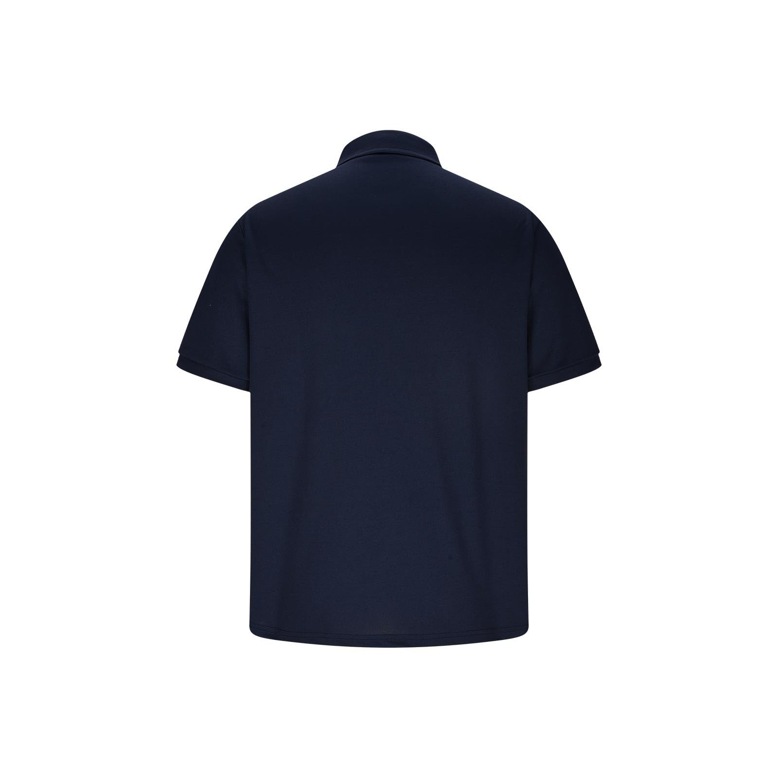 Men's Striped Polo Shirts - Summer Short Sleeve Casual Button Down Shirts for Golf, Work & Outdoor Activities | Breathable Comfort Top for Office, Weekend & Sports