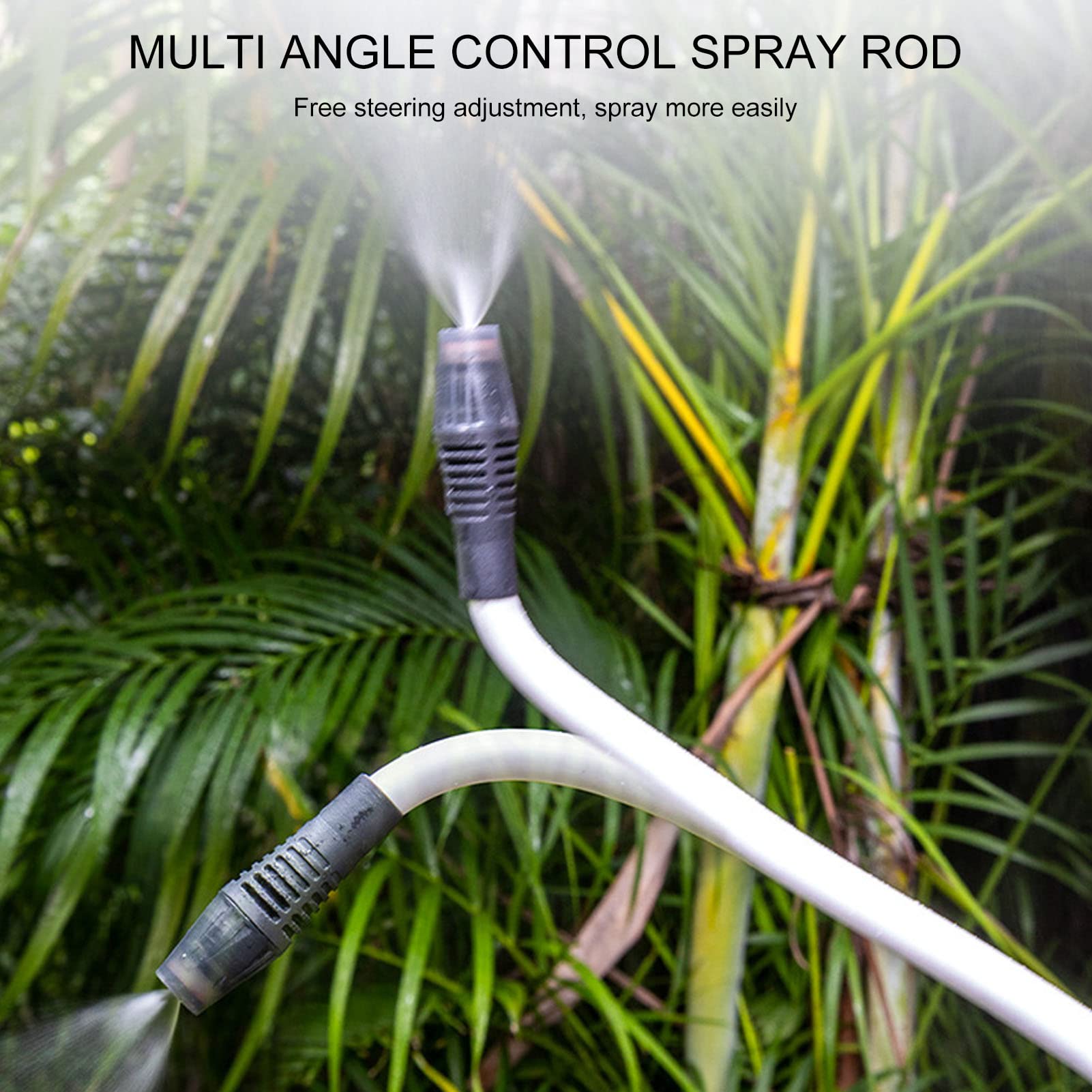 Battery Powered Electric Plant Sprayer - Adjustable Nozzle Handheld Garden Sprayer for Yard, Lawn, Weeds & Plants | Portable Automatic Watering Wand & Plant Mister for Indoor/Outdoor Gardening & Landscaping