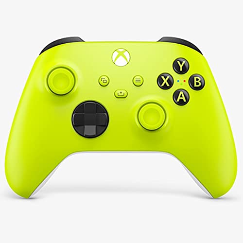 Microsoft QAU-00001 Xbox Wireless Controller Shock Blue Bundle with Wireless Controller for Xbox Series X/S - Electric Volt | Premium Gaming Accessories for Xbox Consoles | Perfect for Competitive Gaming & Family Entertainment