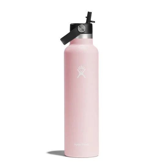 Hydro Flask 24oz Water Bottle with Straw Lid - Insulated Stainless Steel Vacuum Flask for Hiking, Gym & Outdoor Activities