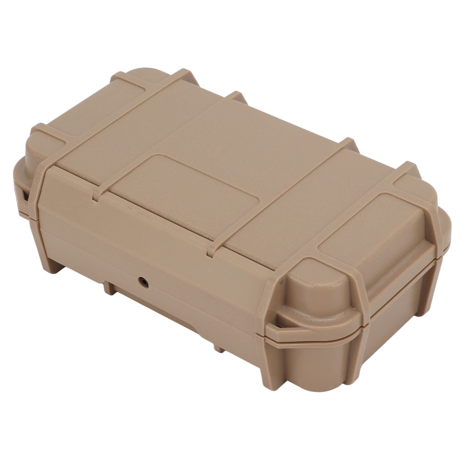 BRDI Waterproof Hard Tool Case - Heavy Duty Sealed Pressure Resistant Safety Tool Box with Double Layer Shockproof Design & Customizable Sponge Insert - Ideal for Outdoor Work, Construction Sites, and Marine Use (Mud Color)