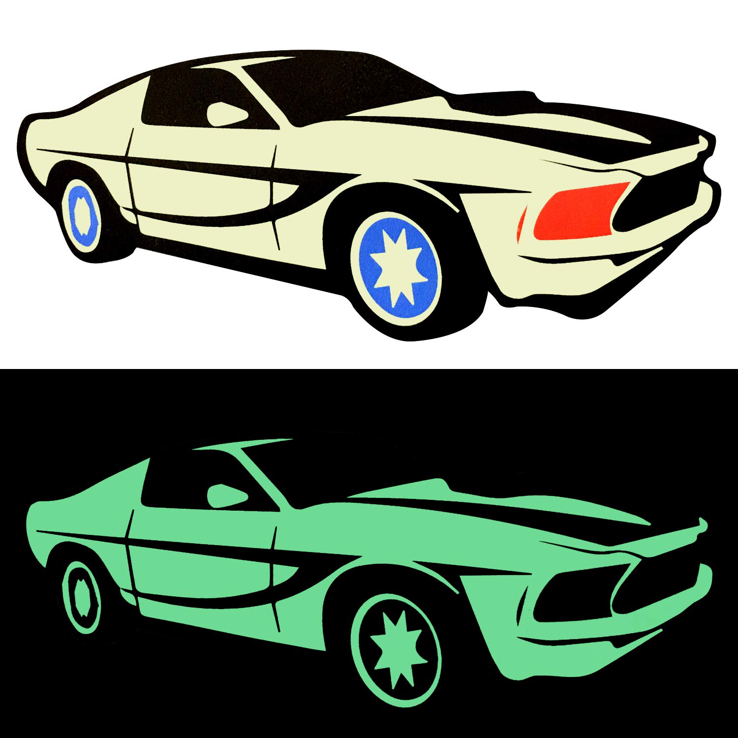 Glow in The Dark Printable Vinyl Sticker Paper - 20
