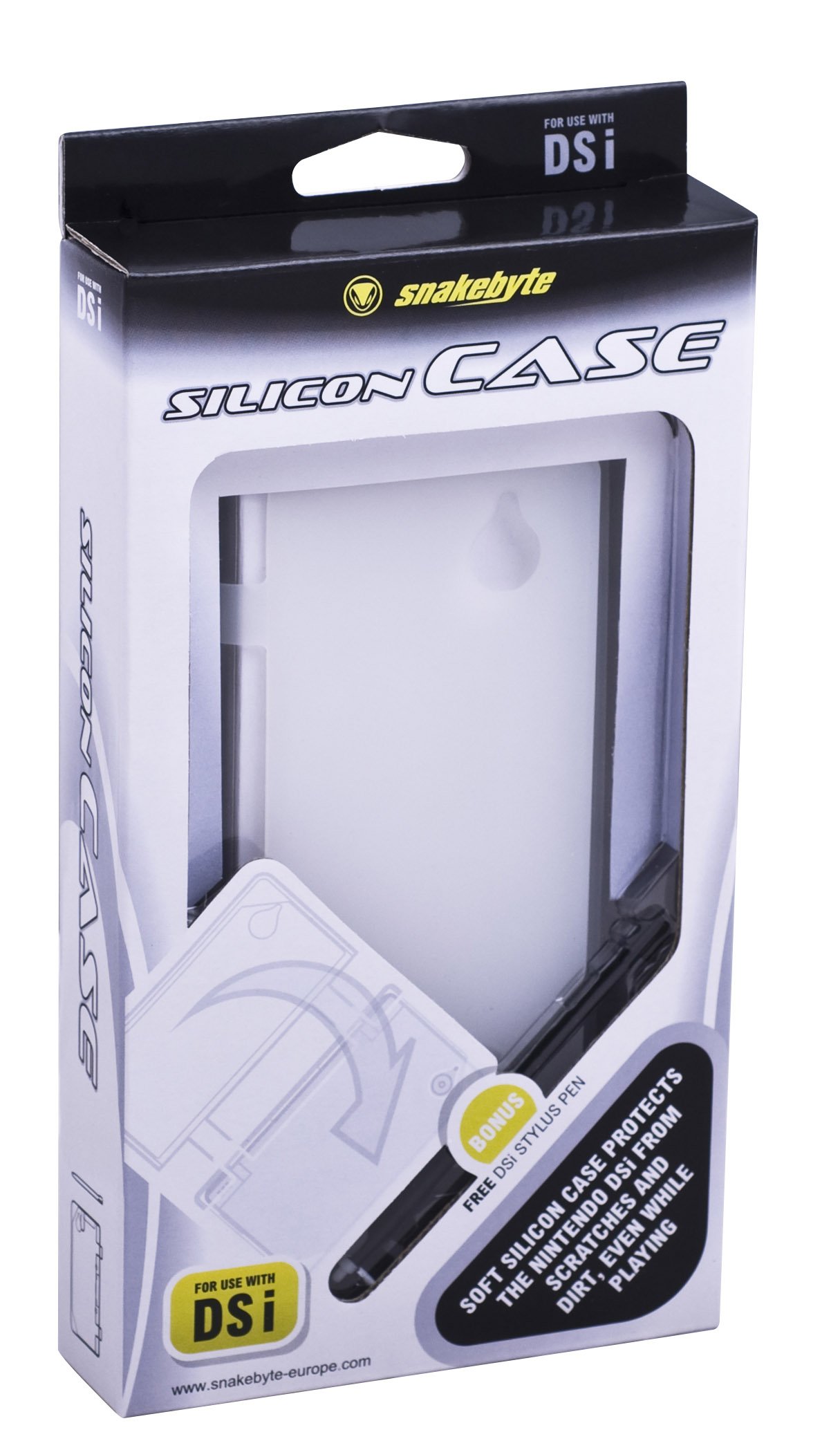 Snakebyte Silicone Protective Case for Nintendo DSi - Durable Gaming Accessories for Enhanced Grip & Scratch Protection - Perfect for Travel, Gaming Sessions & Device Safety