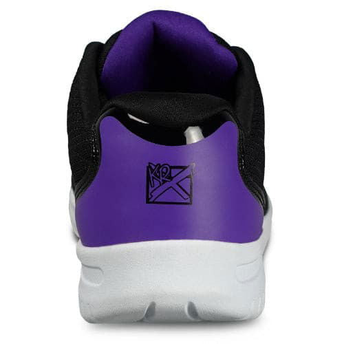 KR Strikeforce Glitz Black & Purple Women's Bowling Shoes - Perfect for League Play & Tournament Performance