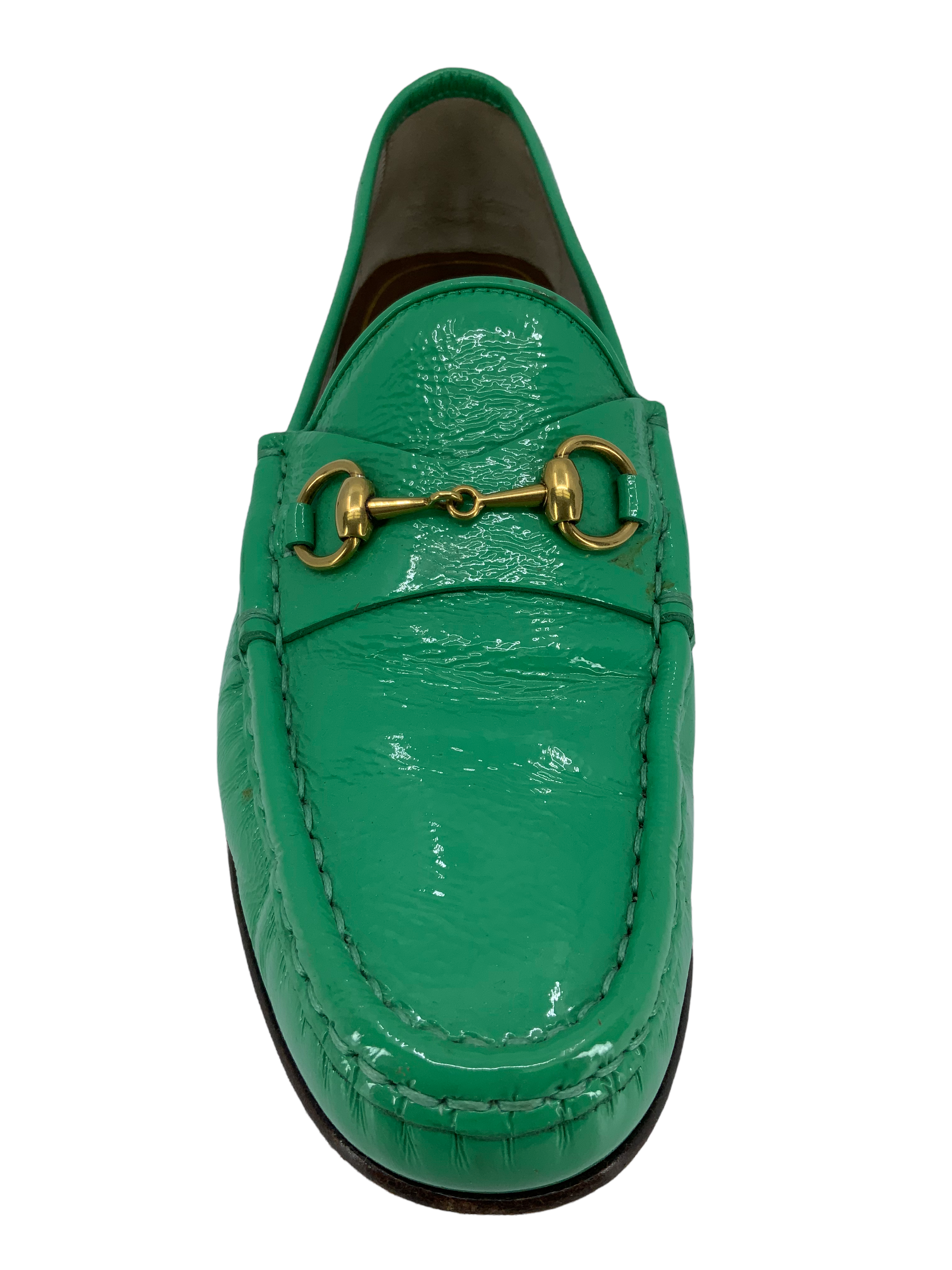 Gucci Classic Patent Leather Horsebit Loafers for Men - Size 8 US | Luxury Italian Designer Shoes for Business, Office & Formal Occasions