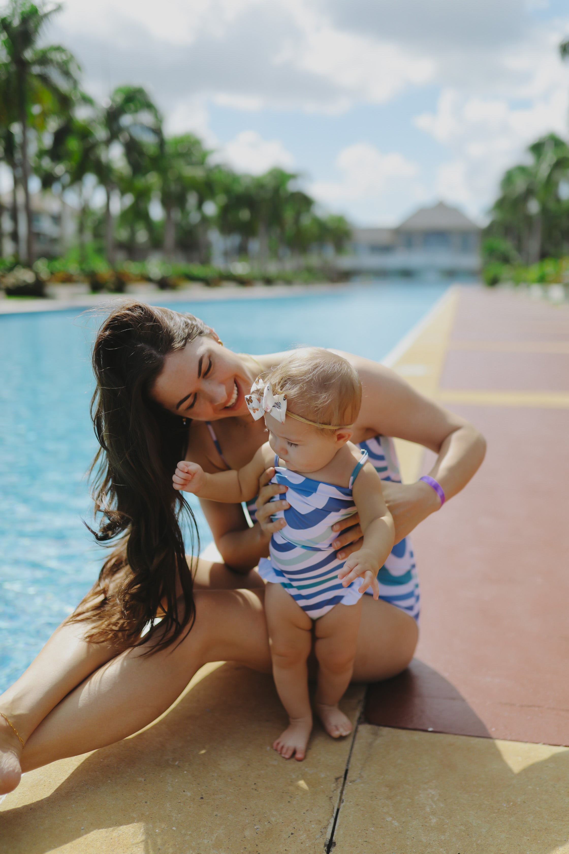 Baby Addie Reversible Tankini Swimsuit for Girls - $28 | Perfect for Beach, Pool & Summer Play