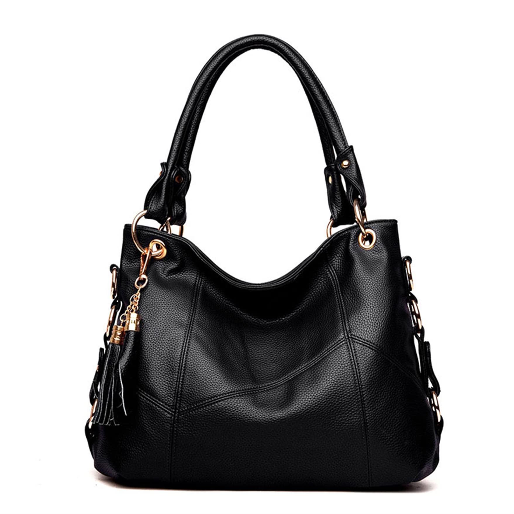 WEIJIN Women's Crossbody Bag PU Leather Multi Pocket Purse for Travel & Daily Use