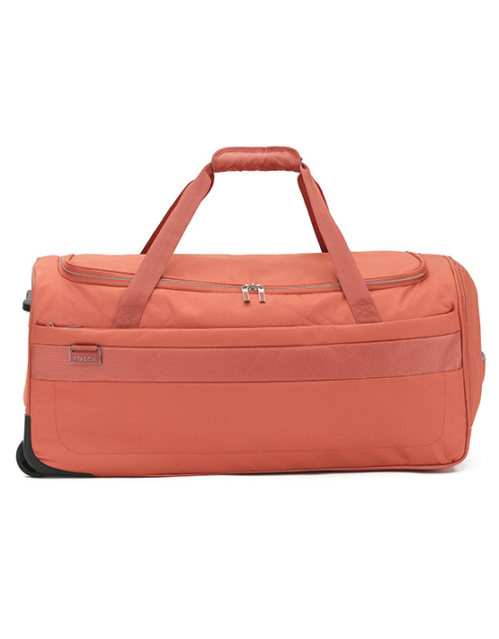 Tosca TCA720 WB Vega 29-Inch Wheeled Duffle Bag in Rust Color - Perfect for Travel, Gym & Weekend Getaways