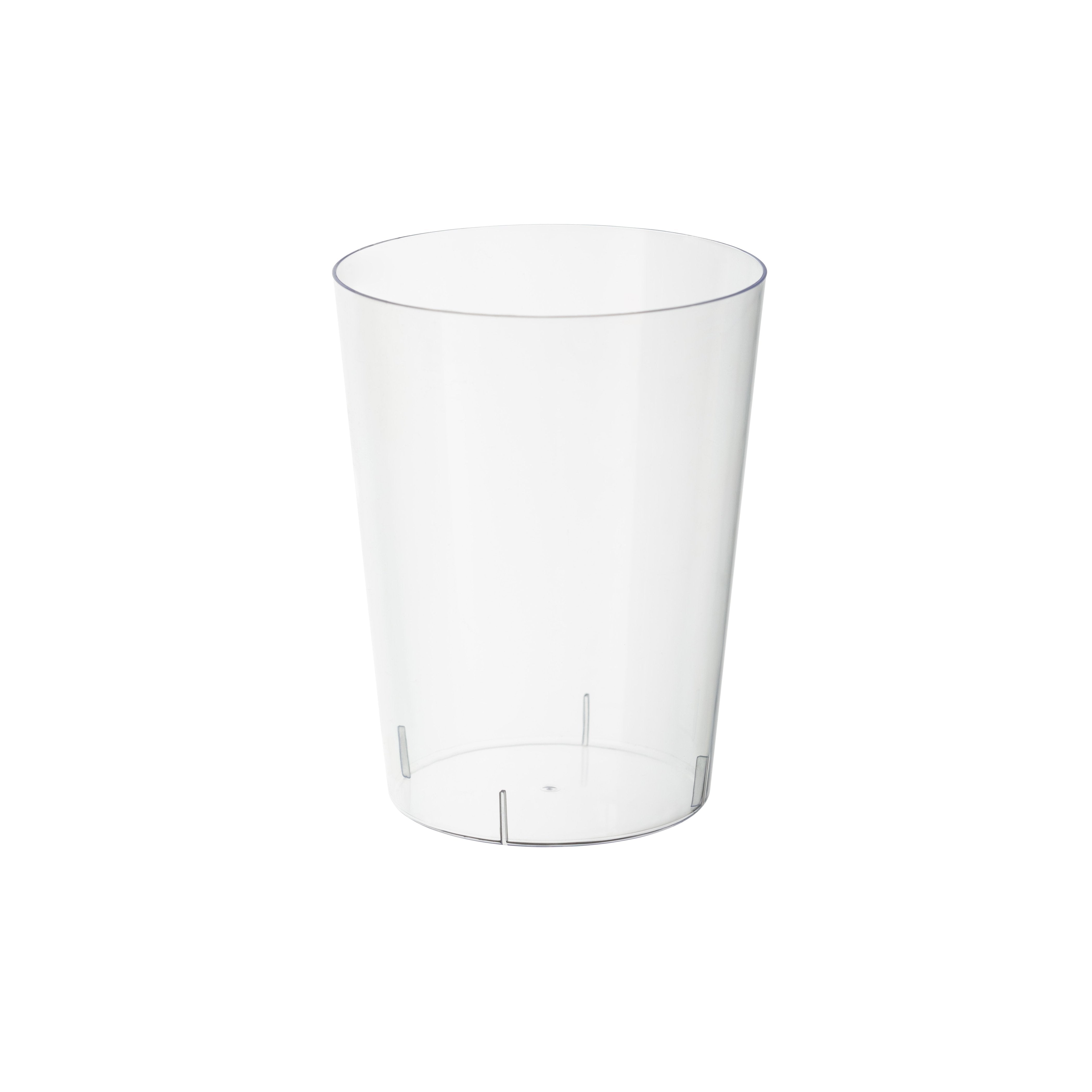 54 oz. Clear Plastic Ice Bucket with Handle - Perfect for Parties, Weddings & Outdoor Events - Large Capacity Beverage Chiller for Drinks, Beer & Wine