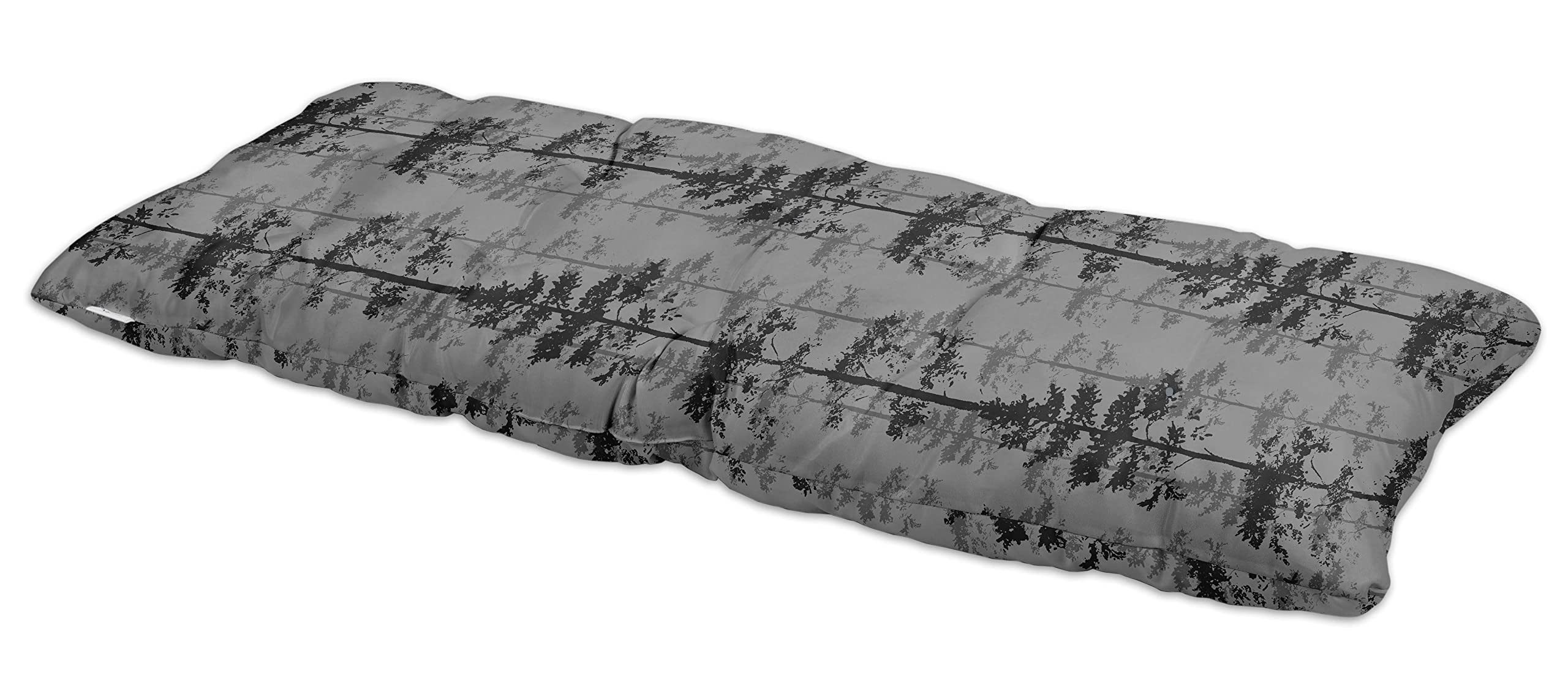 Waterproof Printed Outdoor Bench Cushion - Comfortable Garden Lounger Seat for Patio, Front Porch & Backyard Decor - Gray - Perfect for Relaxing Outdoors