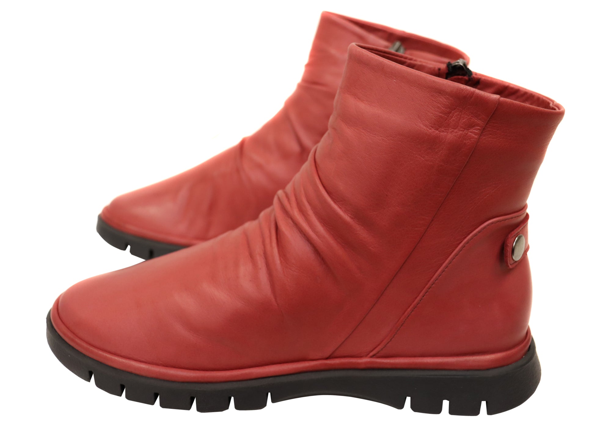 Orizonte Salony Women's European Comfortable Leather Ankle Boots - Stylish & Comfortable Winter Boots for Women, Perfect for Office, Casual Outings & Travel