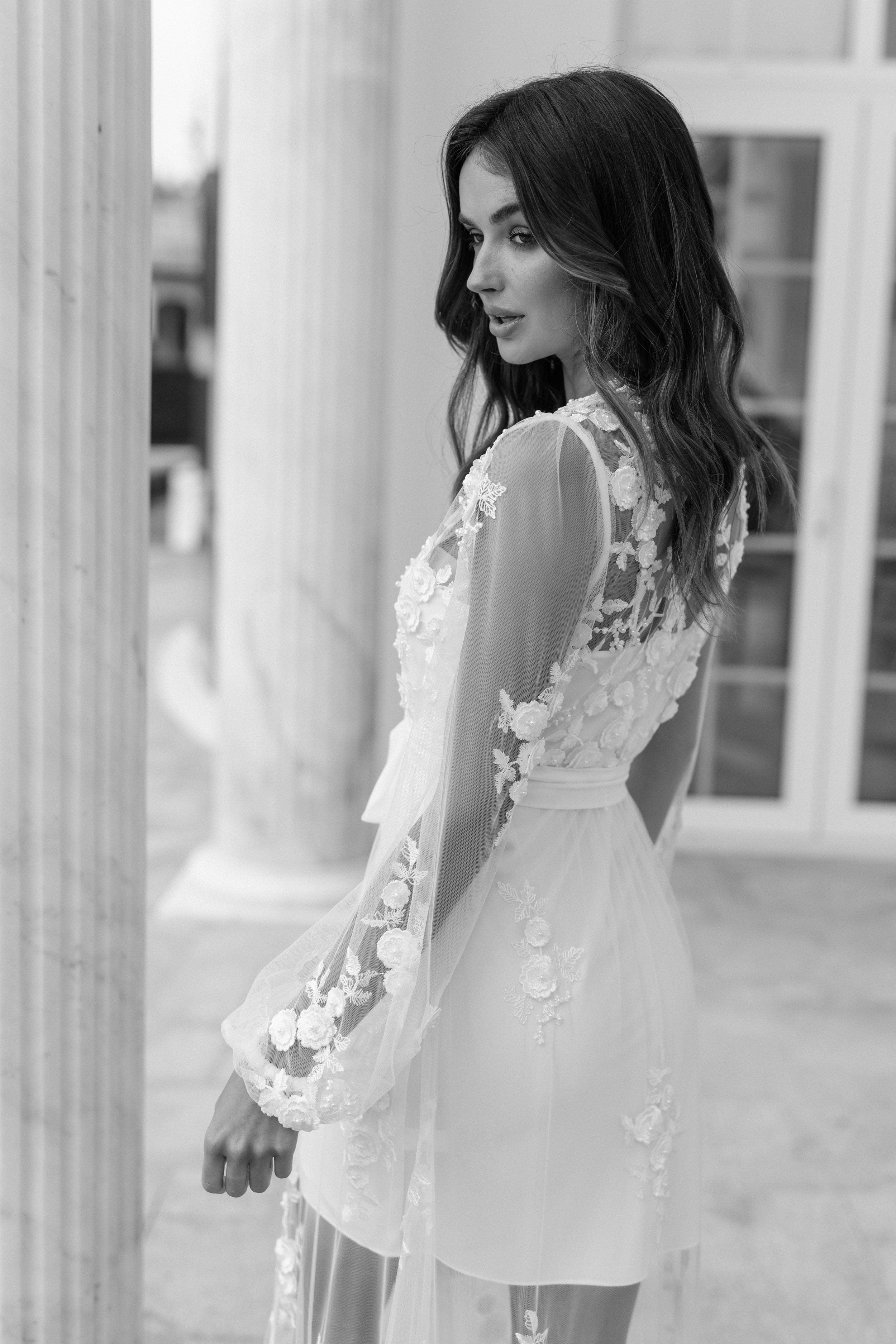 Steffanie Beaded Floral Lace Maxi Dress with Slip - Elegant Boho Wedding Guest Dress for Summer Parties & Beach Vacations