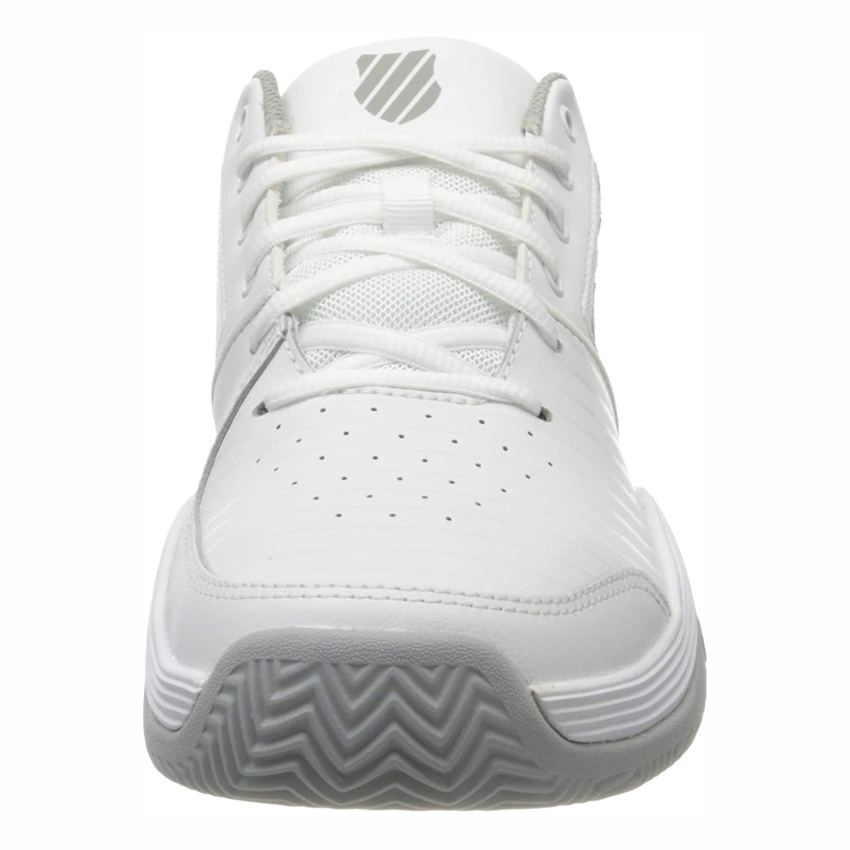 K Swiss Court Express Women's Clay Court Tennis Shoes - White & Silver | Lightweight & Durable for Competitive Play & Training