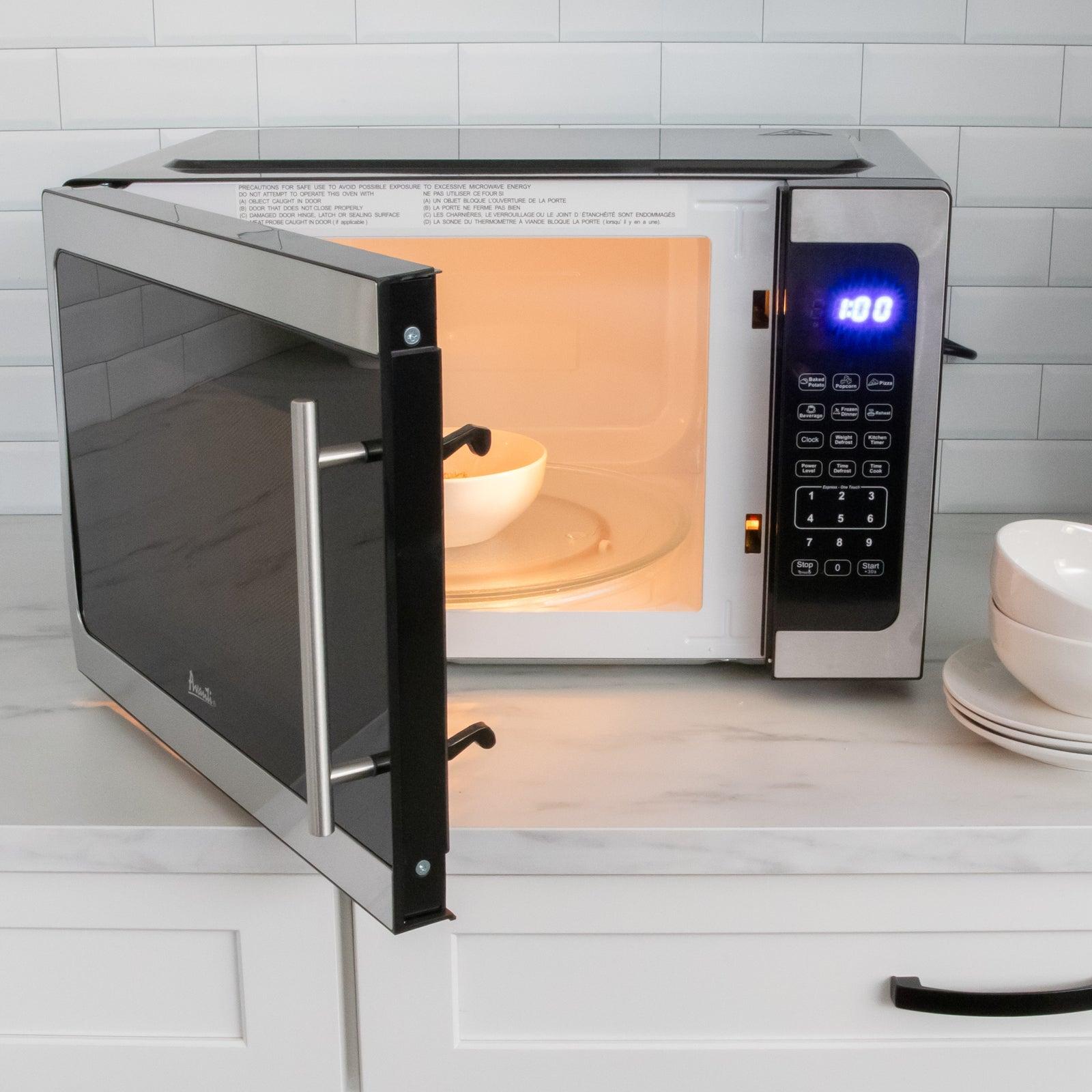 Avanti 1.5 Cu. Ft. Compact Microwave Oven - White, Countertop, 1000W, 10 Power Levels, Defrost & Quick Cook - Perfect for Dorms, Offices & Small Kitchens