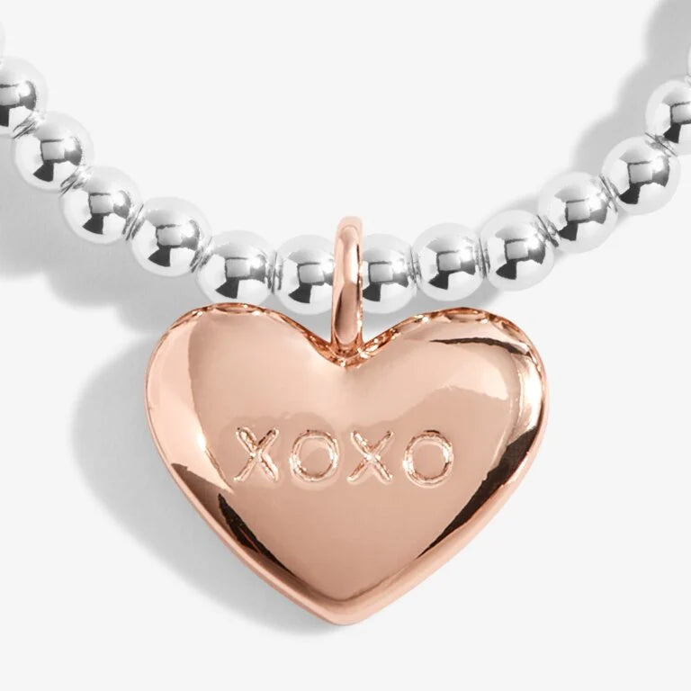 Joma Jewellery Bracelet - A Little Hugs and Kisses Charm Bracelet for Women | Perfect Gift for Birthday, Anniversary & Valentine's Day | Elegant Everyday Wear & Special Occasions