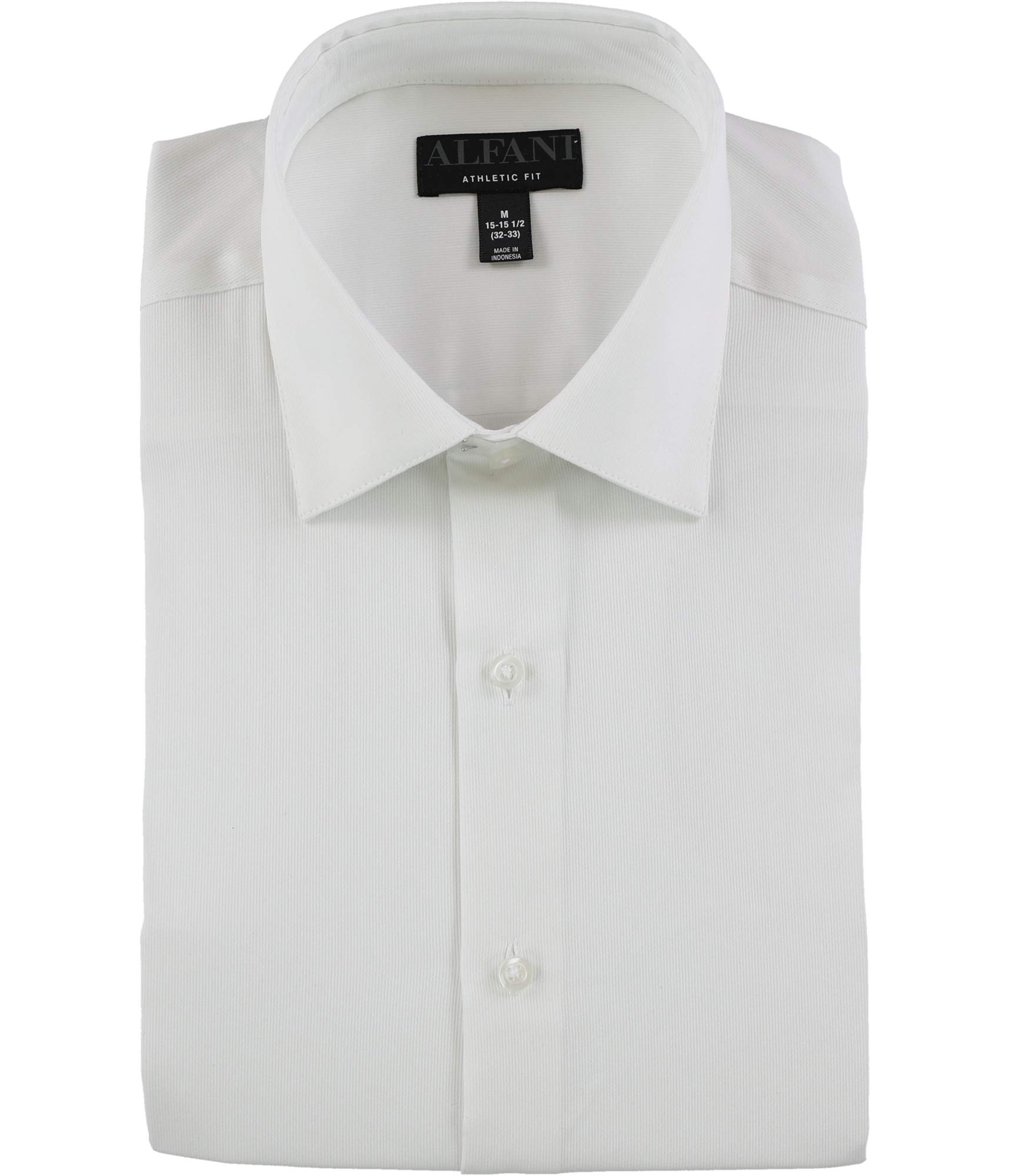 Alfani Men's Alfatech Bedford Cord Button-Up Dress Shirt - Formal & Business Casual Wear for Office, Meetings & Special Occasions