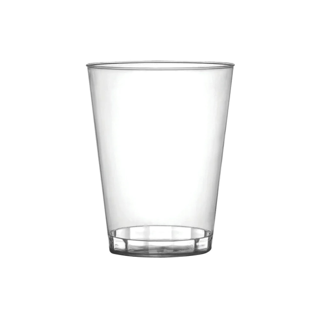 Luxury Clear & Gold Plastic Party Supplies Bundle - Elegant Disposable Tableware for Weddings, Birthdays & Celebrations