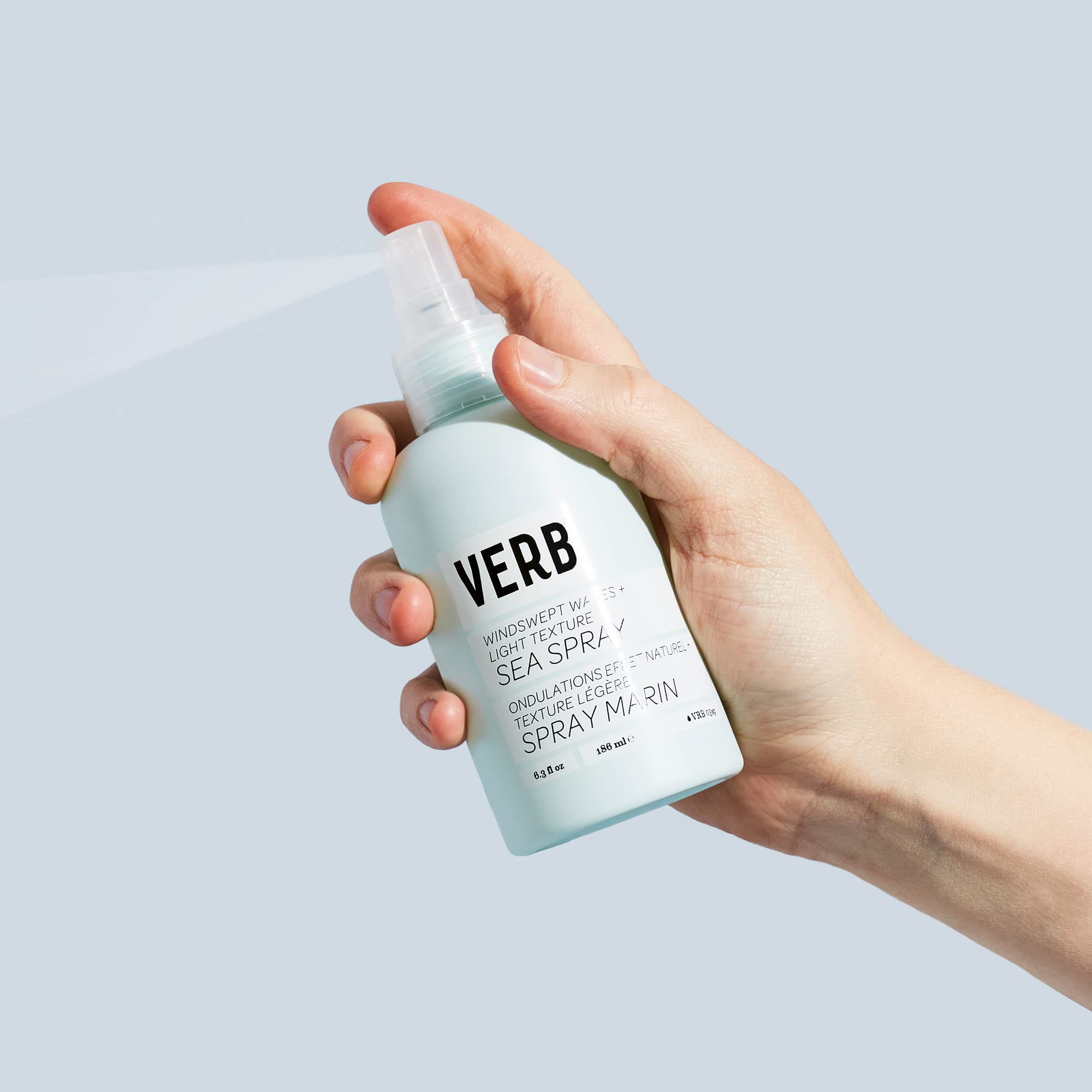 VERB Sea Salt Texturizing Spray, 6.3 fl oz - Beachy Waves & Volume for All Hair Types | Perfect for Summer, Vacations & Everyday Styling